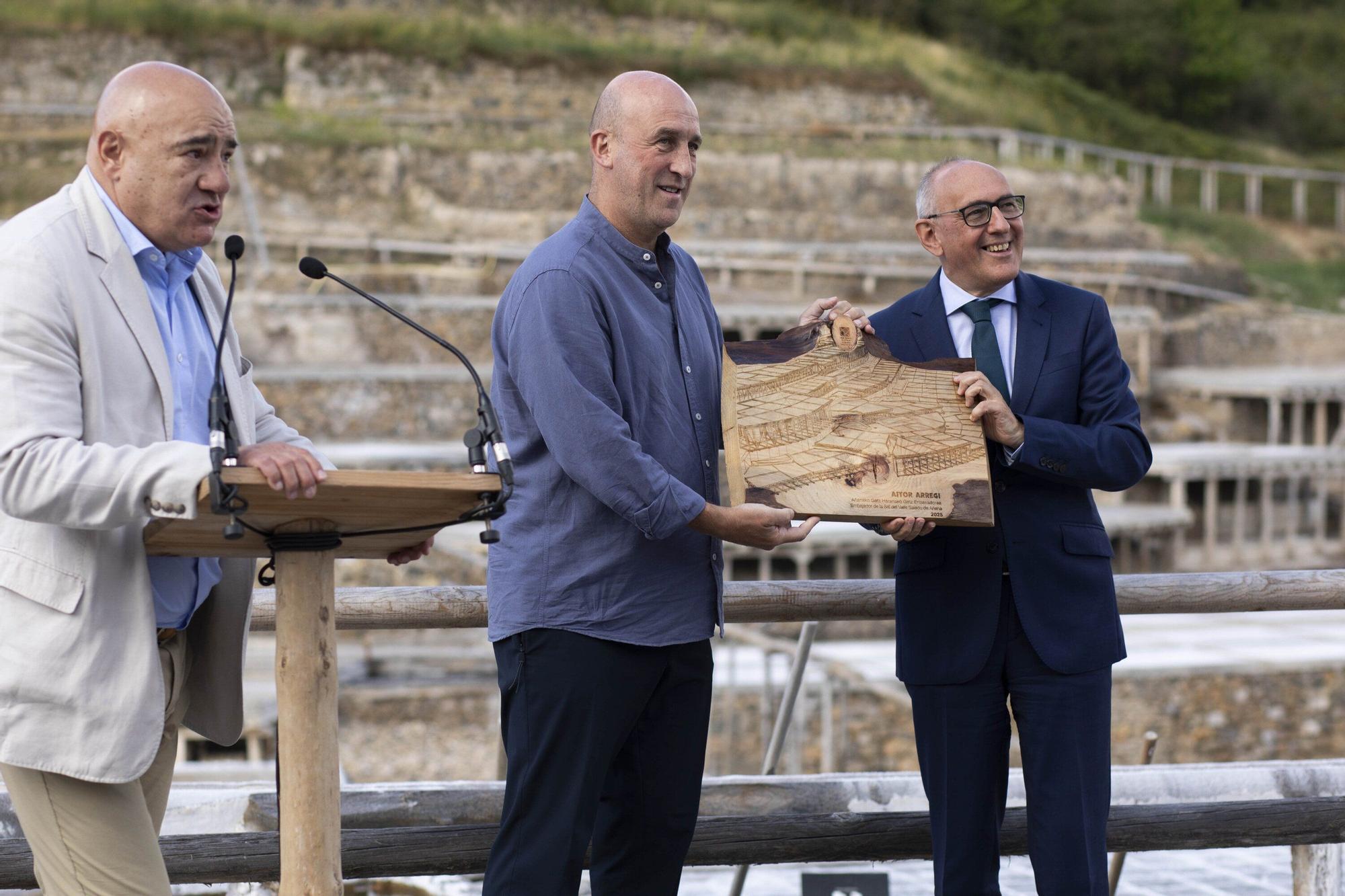 En imágenes: Aitor Arregi, embajador del Valle Salado