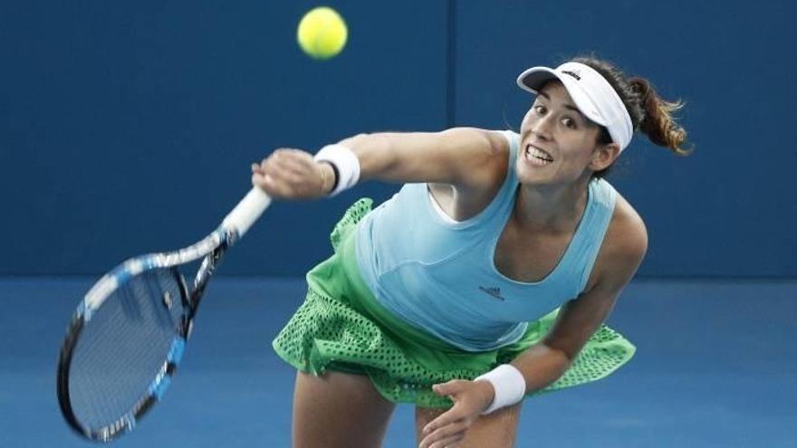 Garbiñe Muguruza, semifinalista tras imponerse a la rusa Kuznetsova