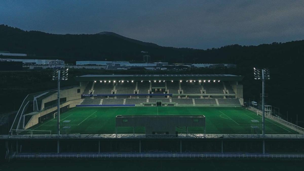 Campo Z7 tras la reforma y las obras de Zubieta