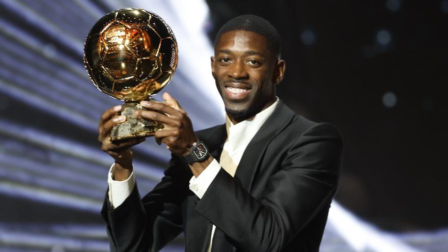 Dembélé, tras ganar el Balón de Oro: &quot;Nunca fue un objetivo, pero es algo excepcional&quot;