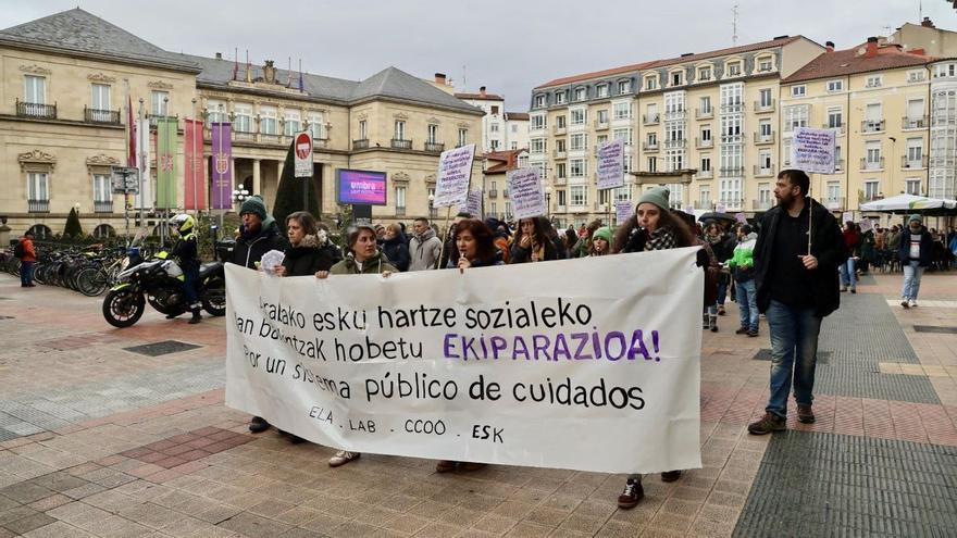 Sindicatos de intervención social de Álava mantienen la huelga del 18 de marzo