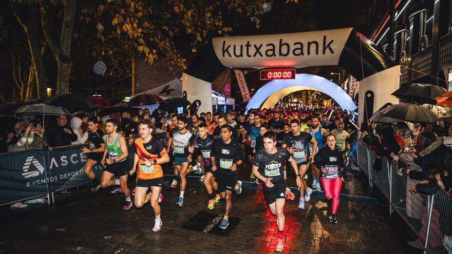 Éxito de la primera edición de la Giroa Veolia Vitoria Night Run
