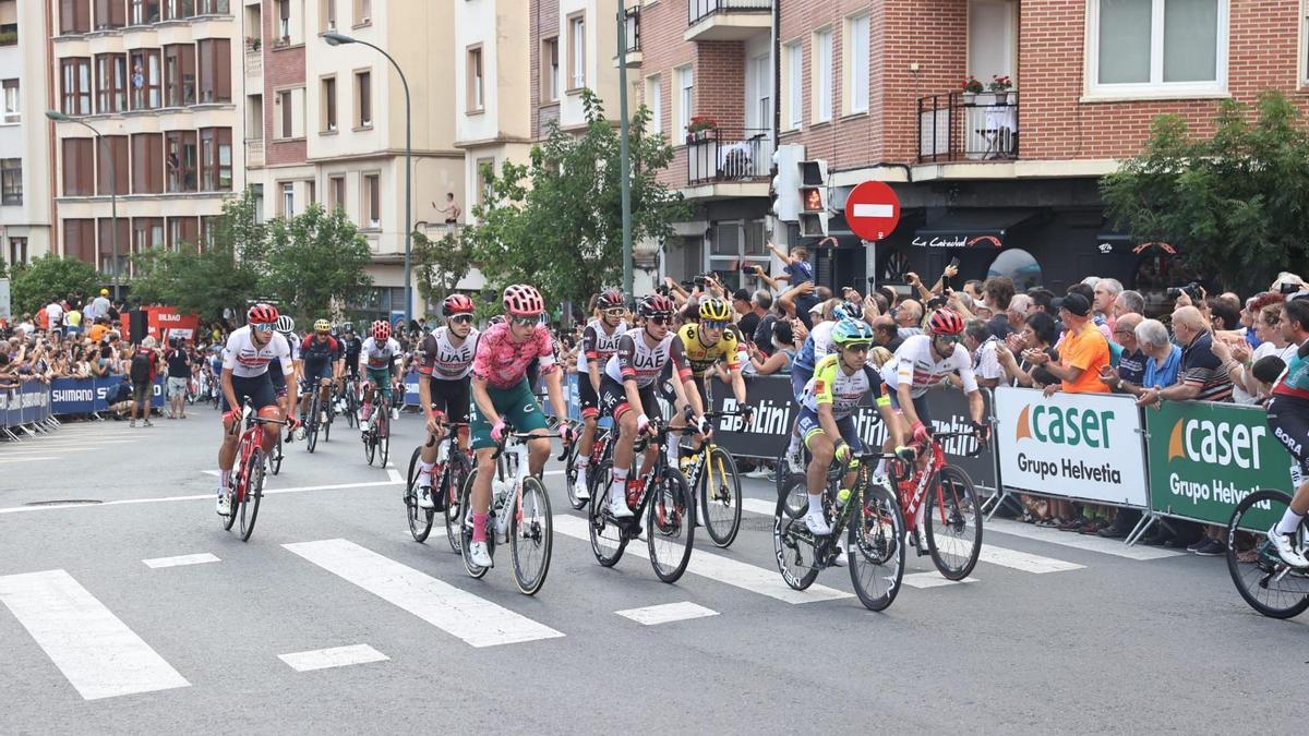 La Vuelta a su paso por Bilbao en el año 2022