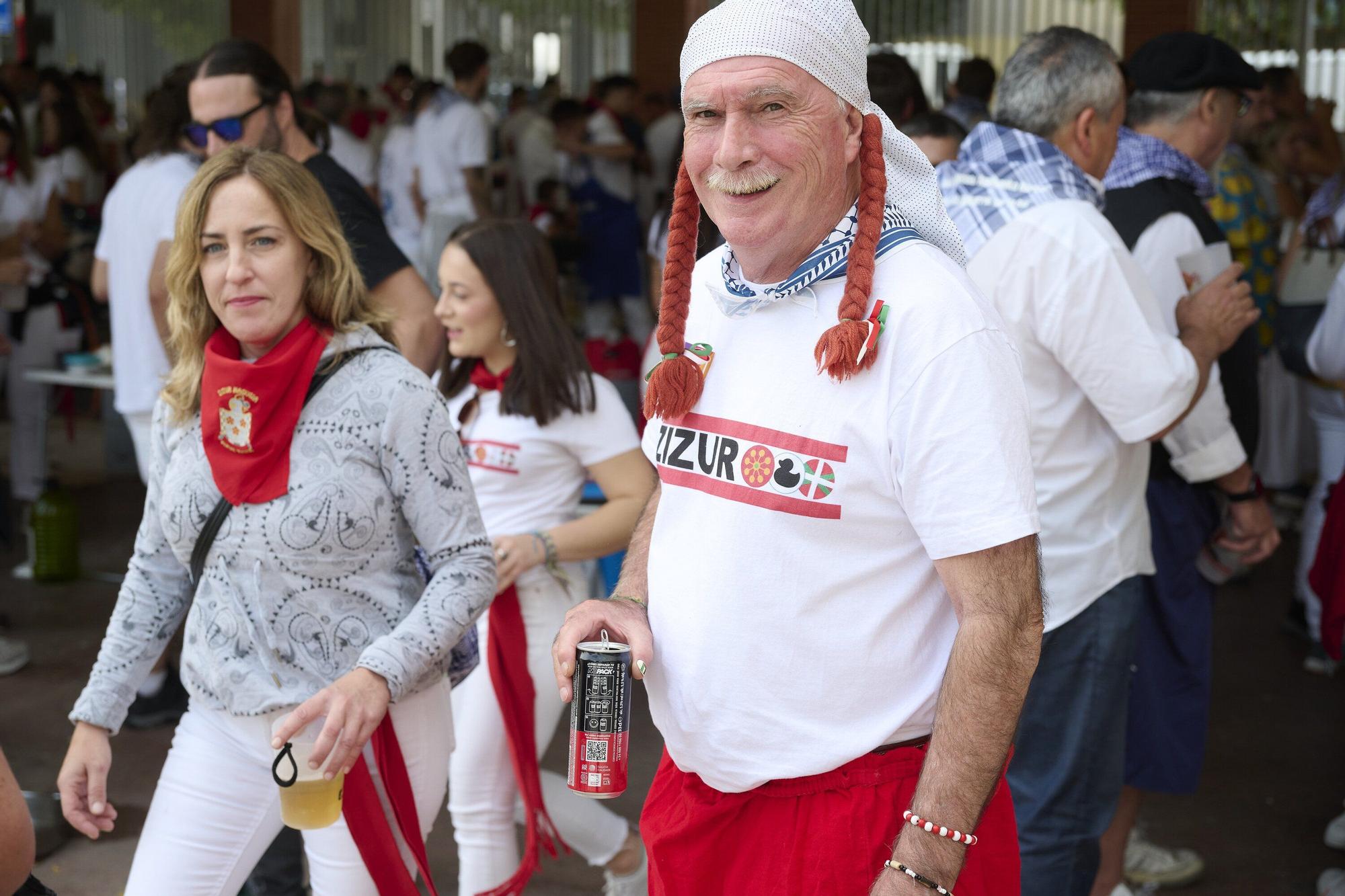 Fotos de la comida del pato en Zizur