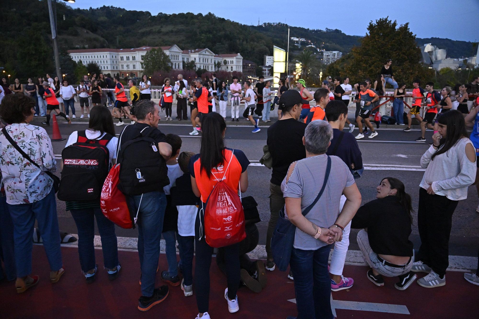 El Bilbao Night Marathon, en imágenes
