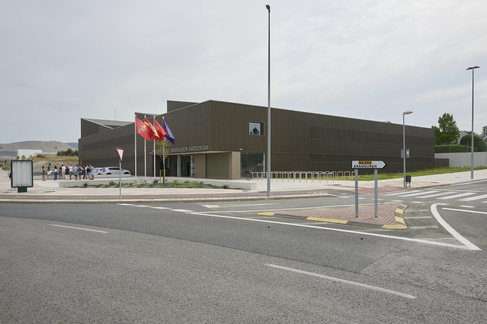 Fotos del nuevo polideportivo de Valle de Egüés
