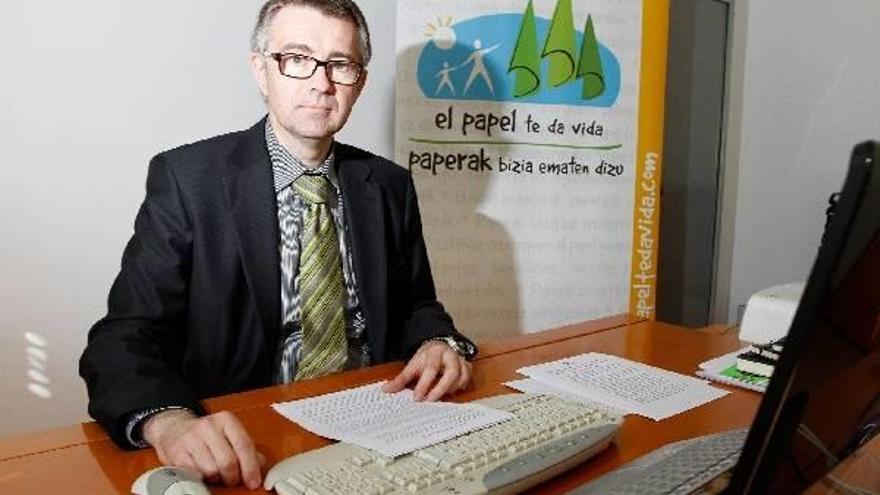 Iñaki Ugarte, presidente del cluster del papel.