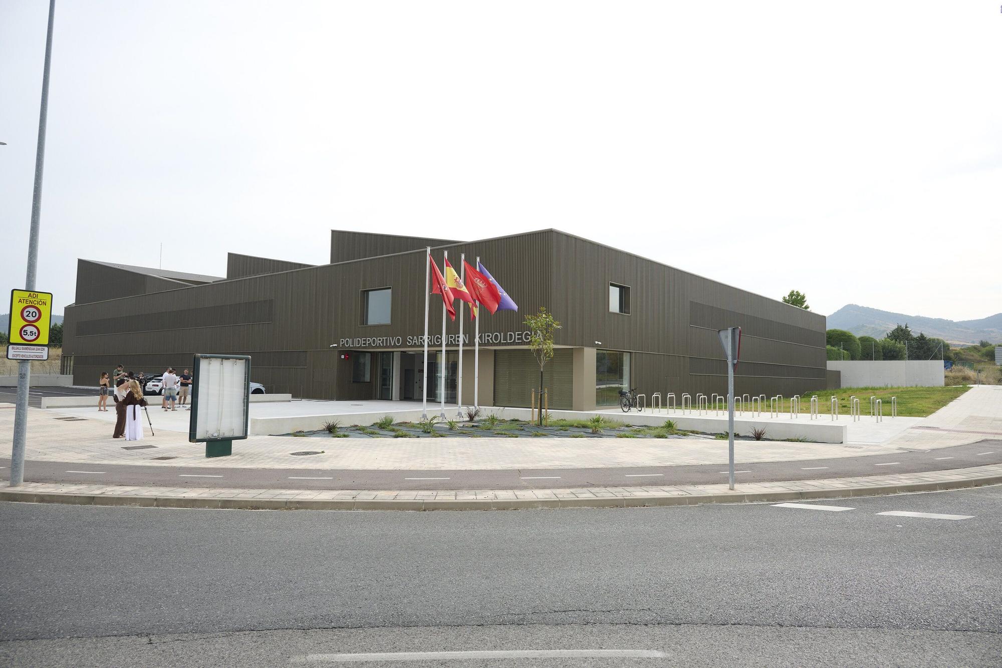 Fotos del nuevo polideportivo de Valle de Egüés