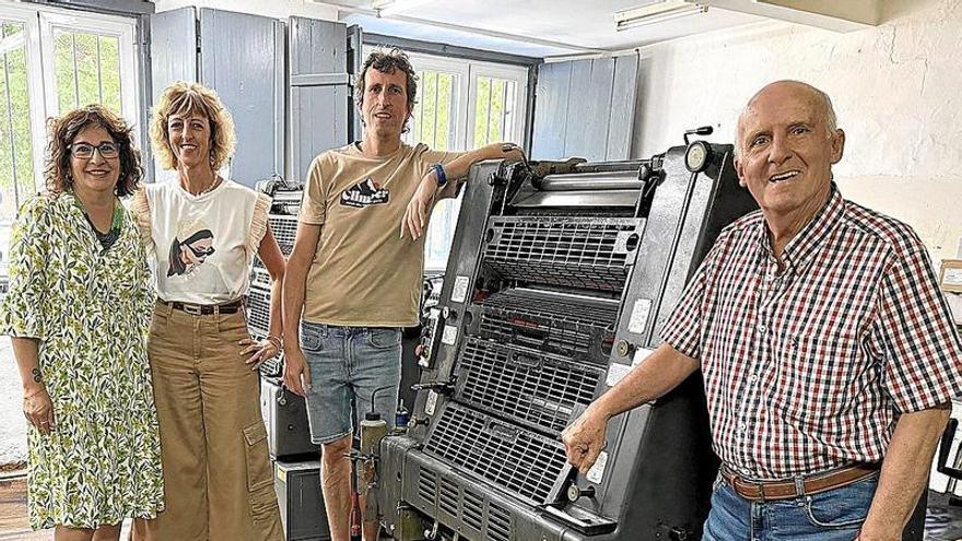 Cien años de tinta y papel en Tafalla