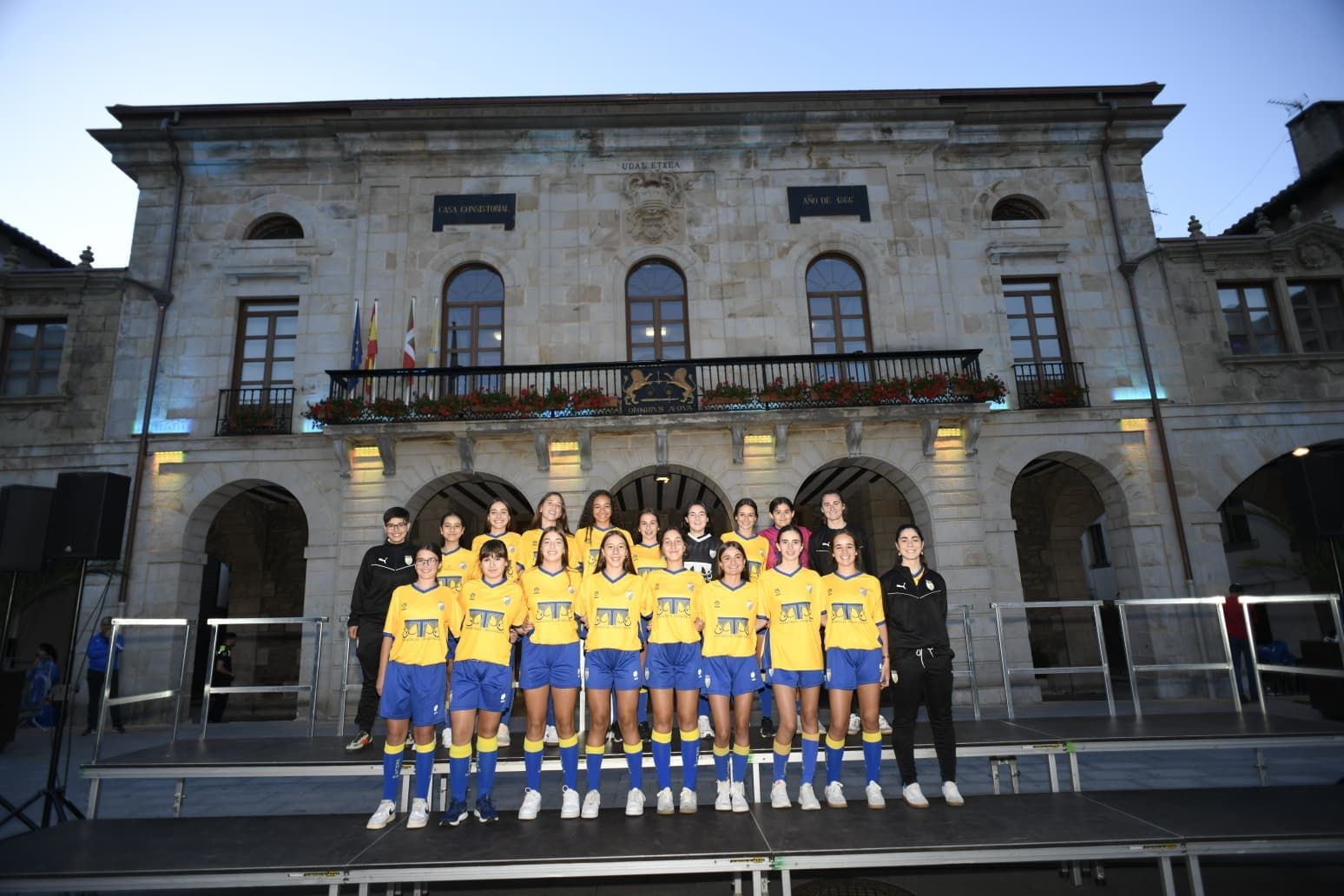 Presentación de los clubes deportivos de Urretxu y Zumarraga
