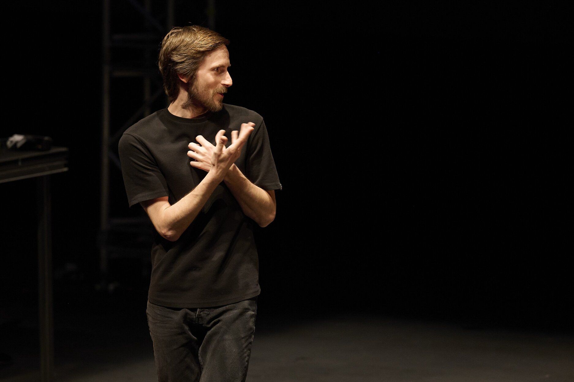 Imágenes de la representación de 'De Nao Albert y Marcel Borràs' en el Festival de Teatro de Olite