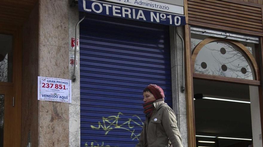El primer premio de la Lotería Nacional de este sábado toca en dos barrios de Vitoria