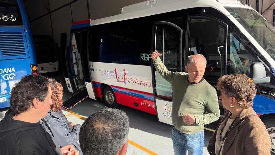 Urbanue, el servicio de autobús urbano de Azkoitia, transportó a 34.480 viajeros en 2025