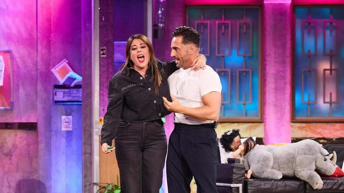 Valeria Ros y David Bustamante, ayer en &#039;La Revuelta&#039;