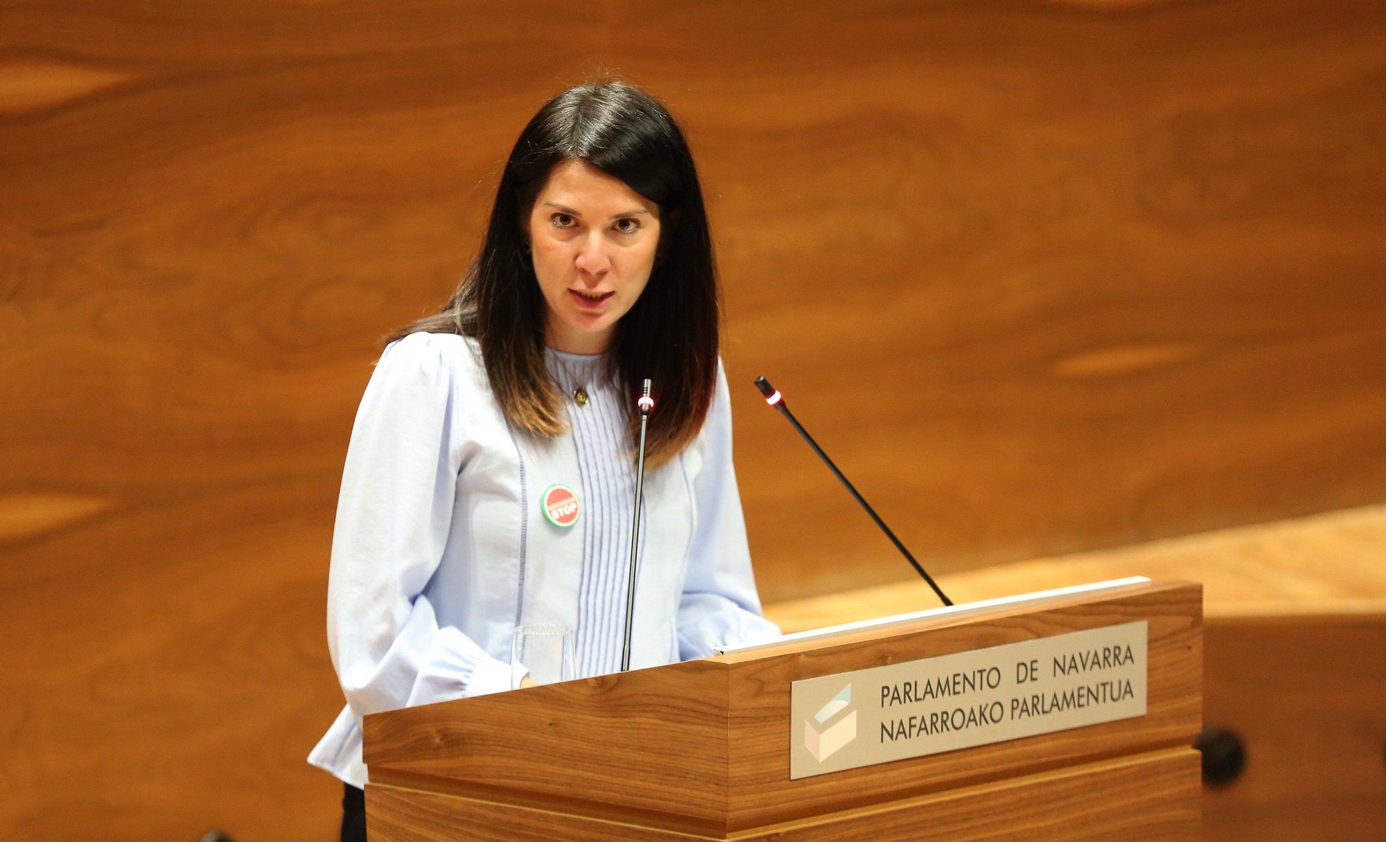 Fotos del pleno del Parlamento de Navarra del jueves 2 de octubre