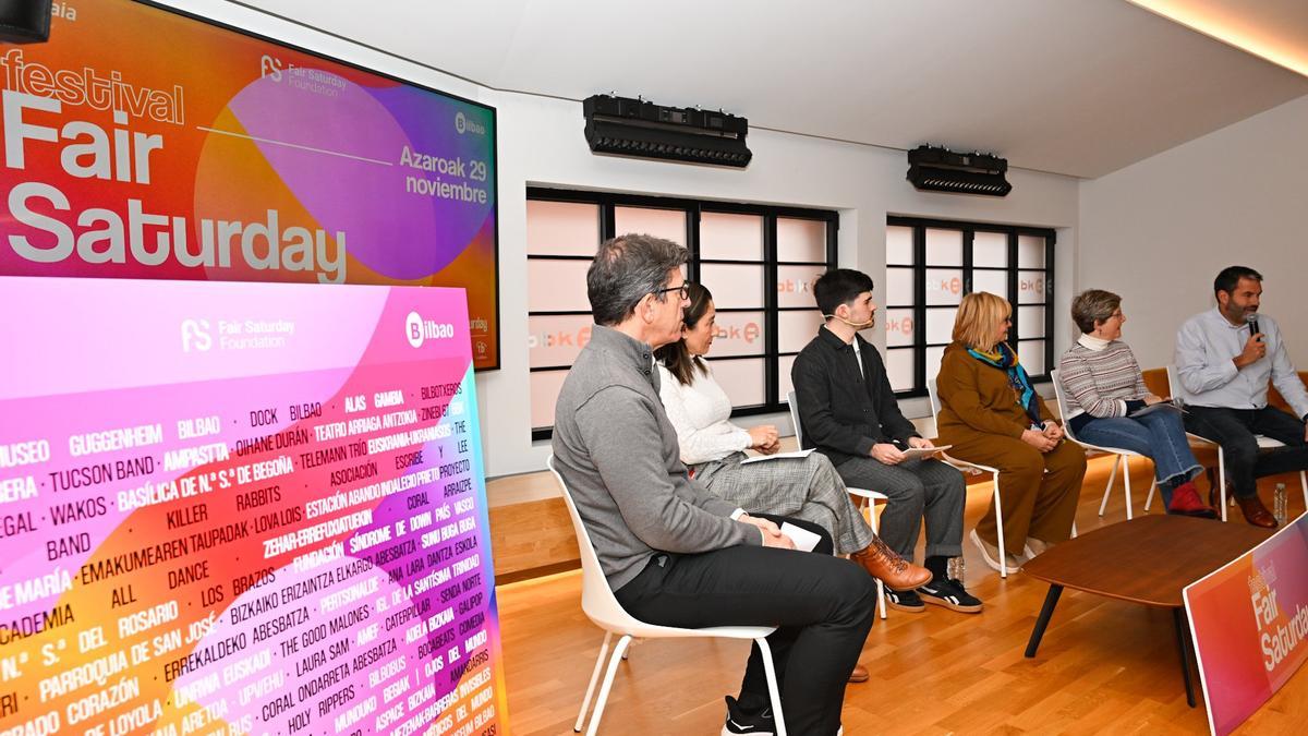 Rueda de prensa en la que se ha presentado el Fair Saturday 2025