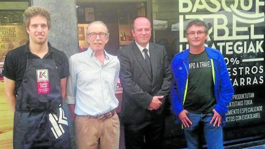 Carnicería con todo el vacuno de Basque Label