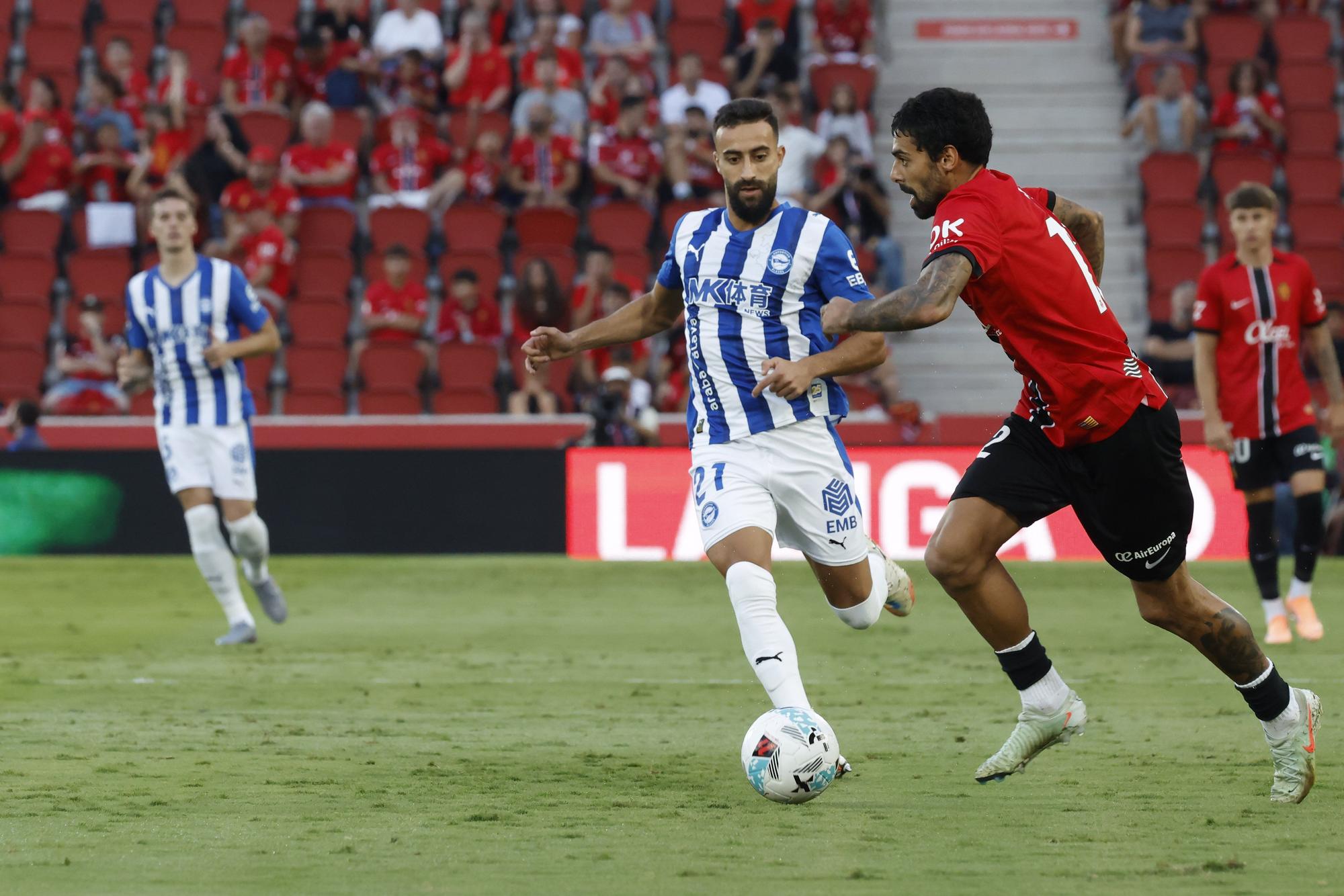 En imágenes: El Alavés pierde ante el Mallorca en Son Moix