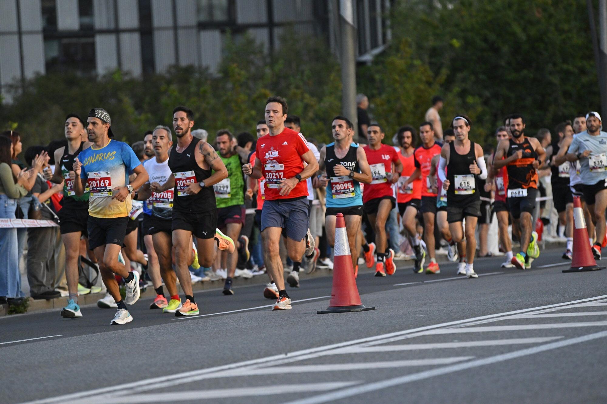 El Bilbao Night Marathon, en imágenes