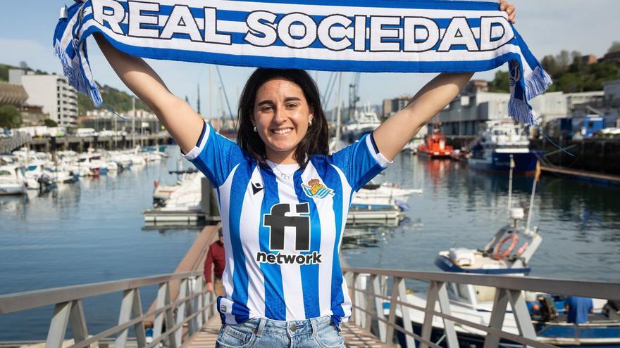 Lucía Canal: «Lo mejor de ser de la Real es que se contagia»