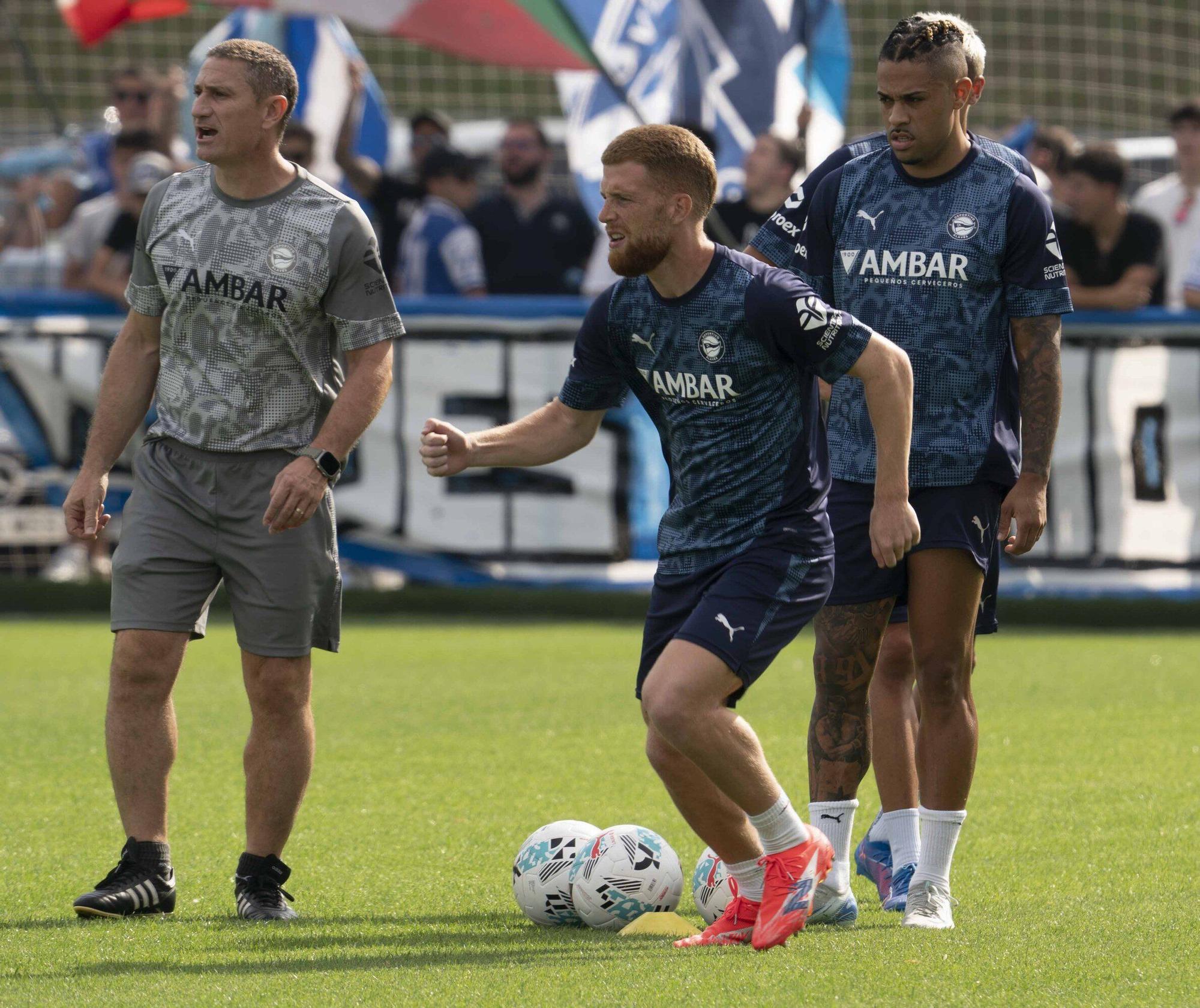 En imágenes: Una afición entregada al Alavés