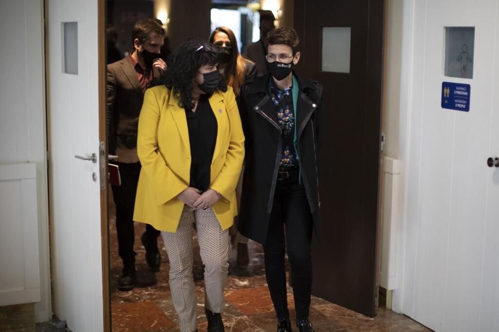 La presidenta de Navarra, María Chivite, clausura