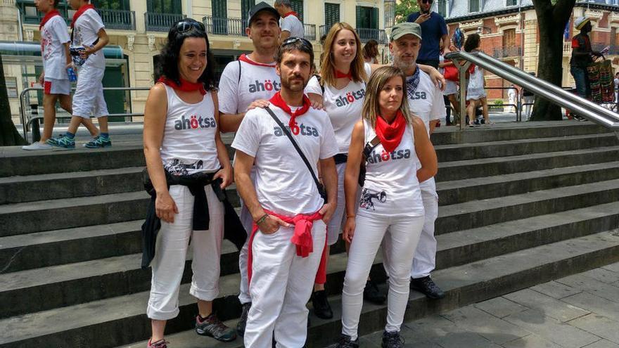 Una colaboradora del medio de comunicación digital navarro Ahotsa.info se ha negado hoy a declarar