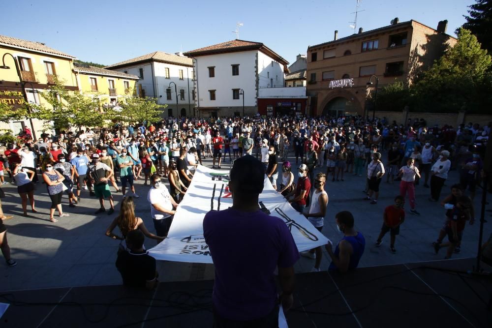 Manifestación por el cierre de Siemens Gamesa Aoiz