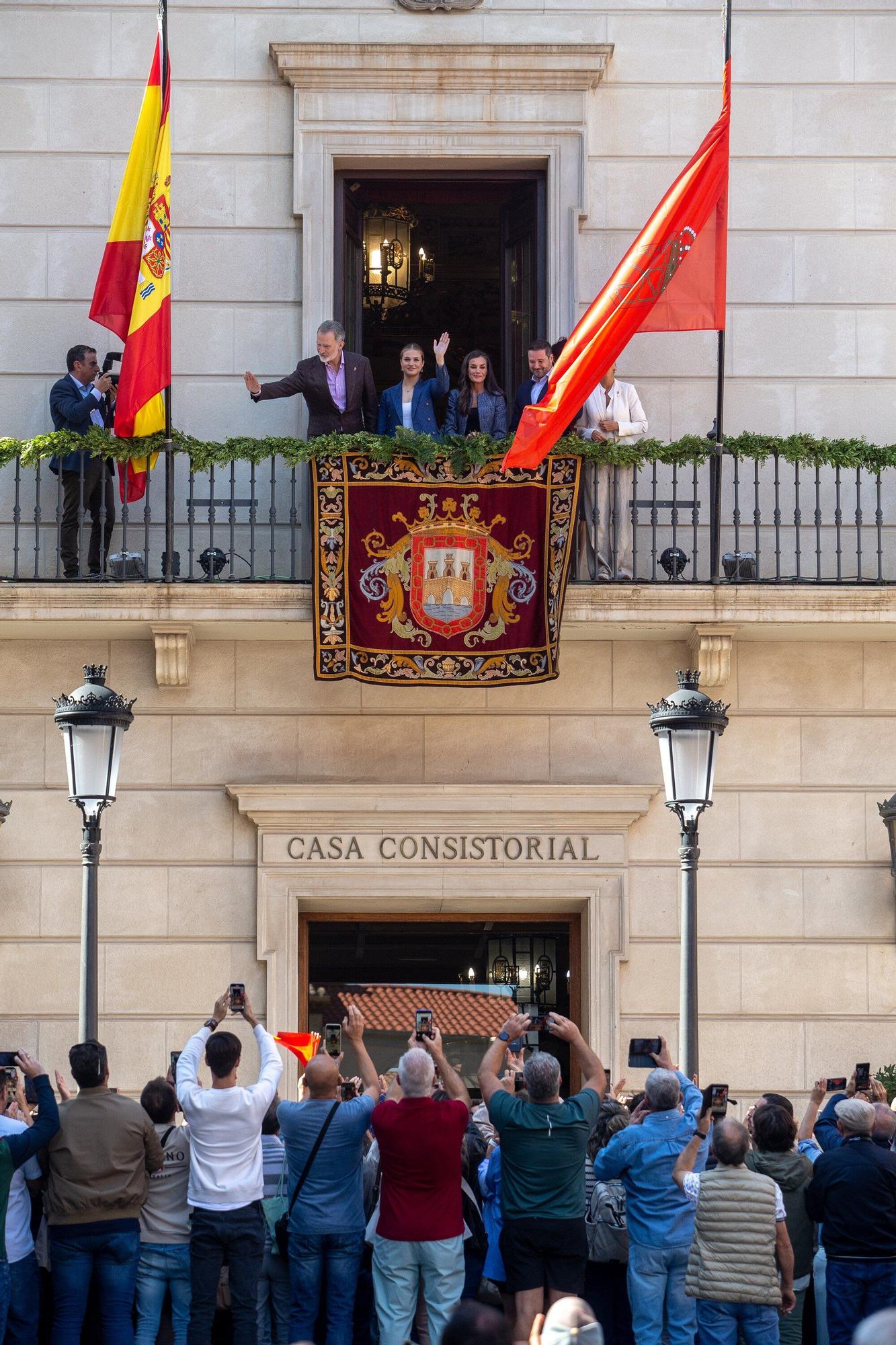 Fotos de la visita de los Reyes a Olite y Tudela