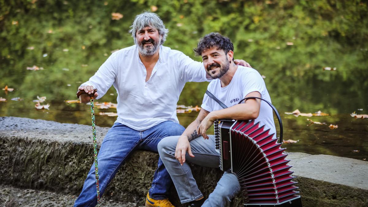 Jon Garmendia 'Txuria' eta Xabi Solano. Jon Garmendia 'Txuria' eta Xabi Solano.