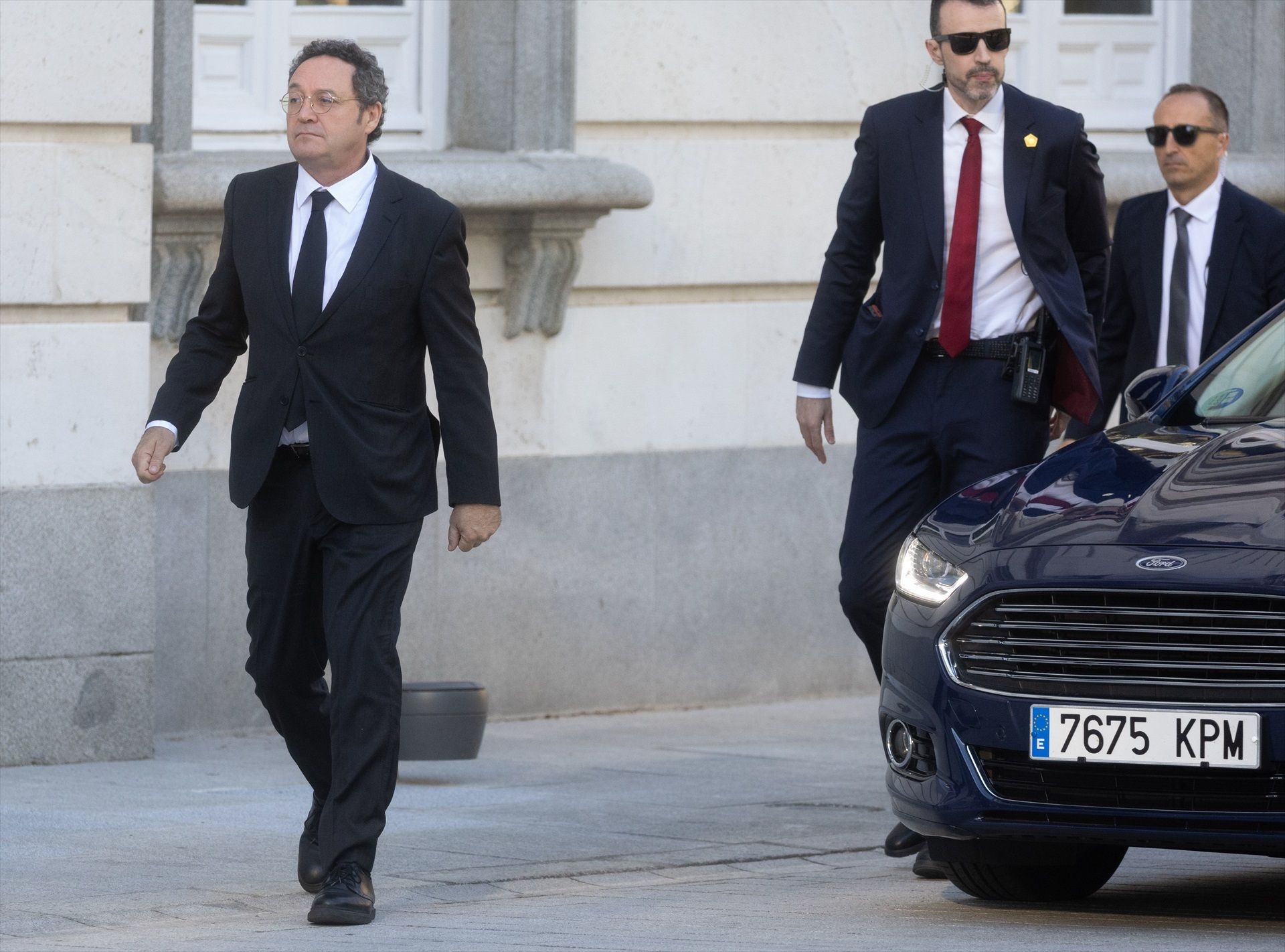 El fiscal general del Estado, Álvaro García Ortiz, a su llegada al Tribunal Supremo.