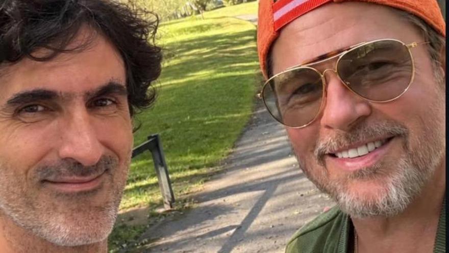 Brad Pitt "impresiona" en su regreso a Chillida Leku