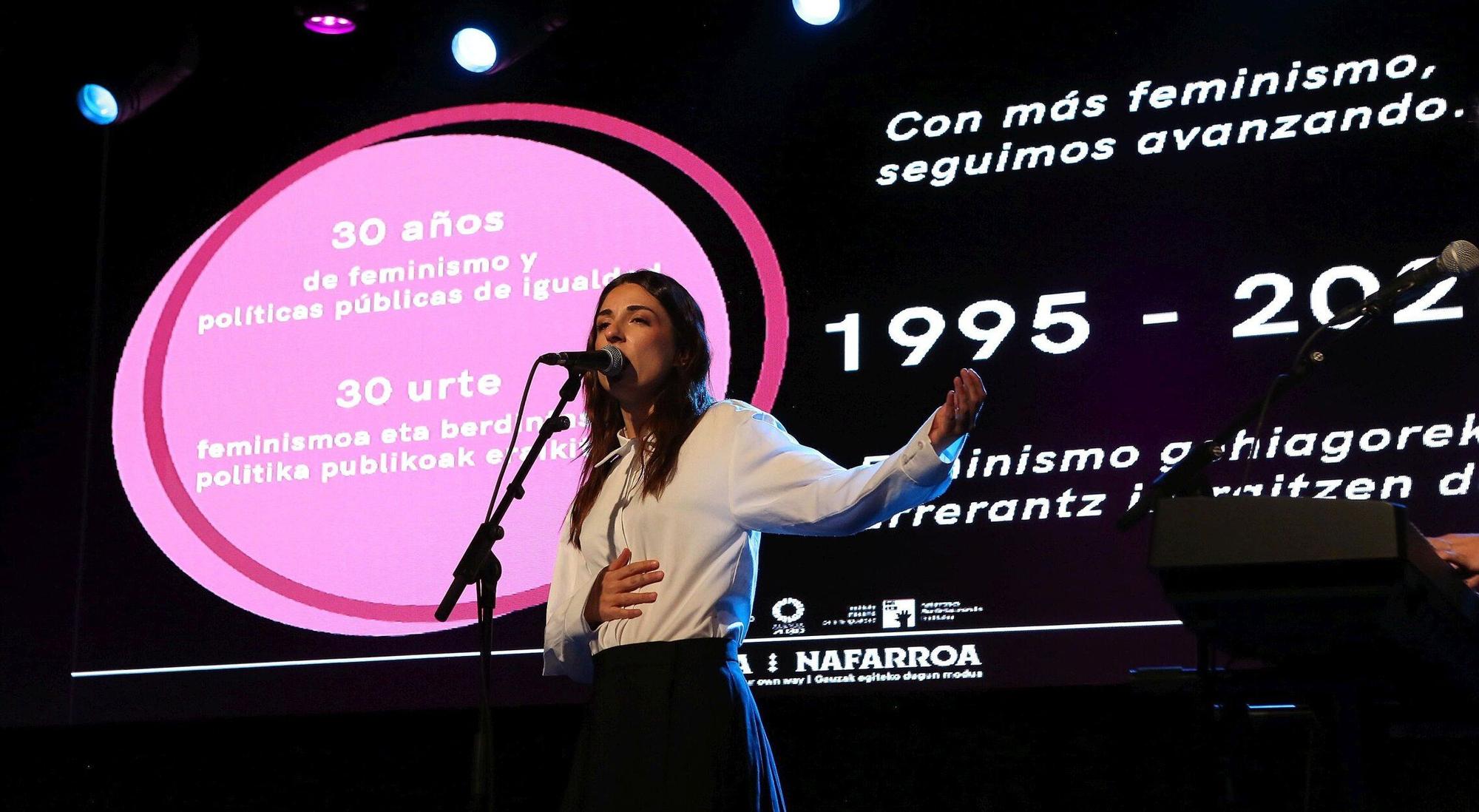 Imágenes de la celebración del 30º aniversario del Instituto Navarro para la Igualdad