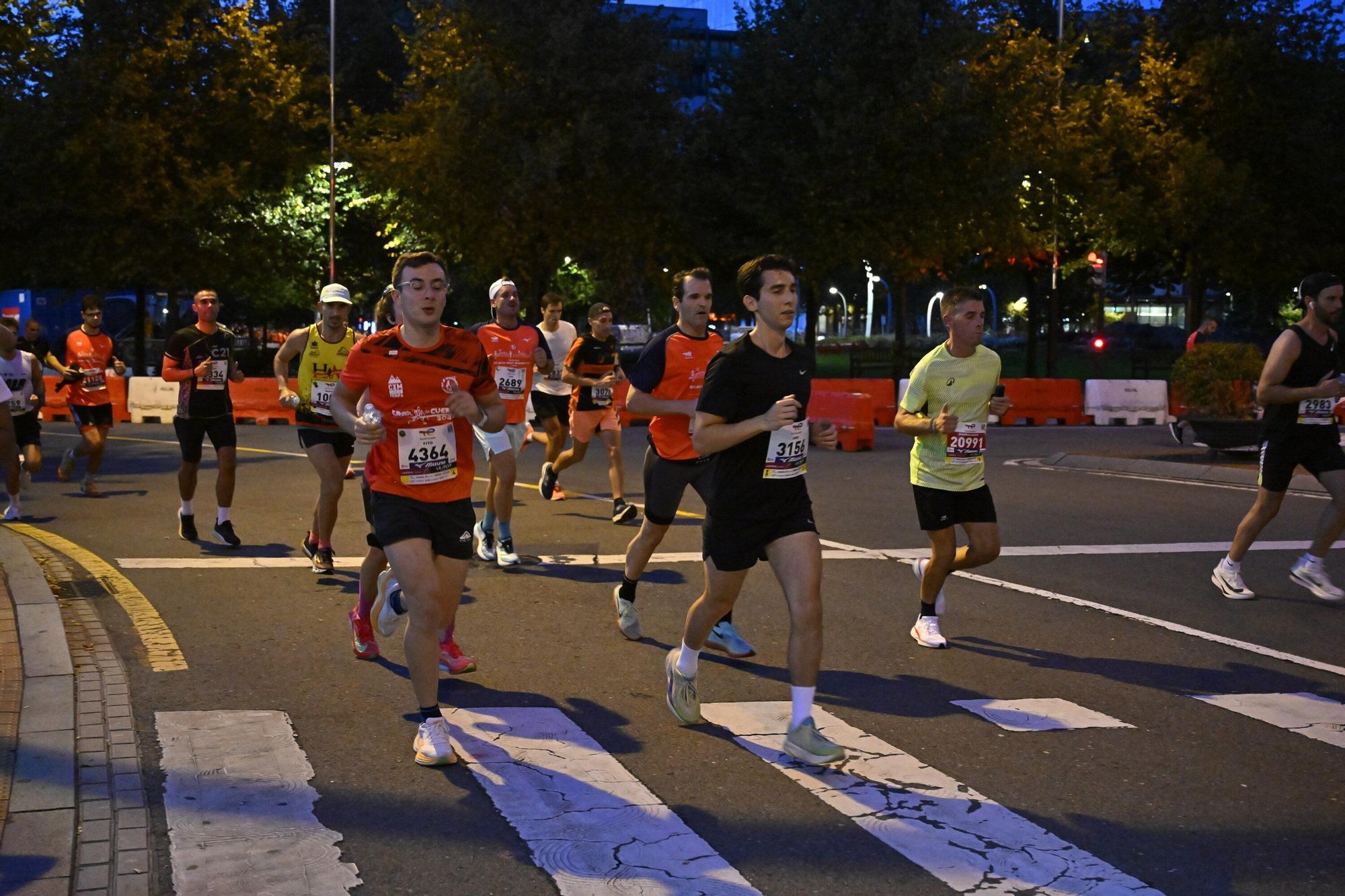 El Bilbao Night Marathon, en imágenes
