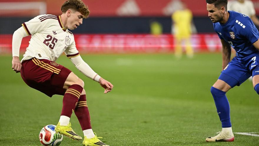 Víctor, el chico de moda de la selección