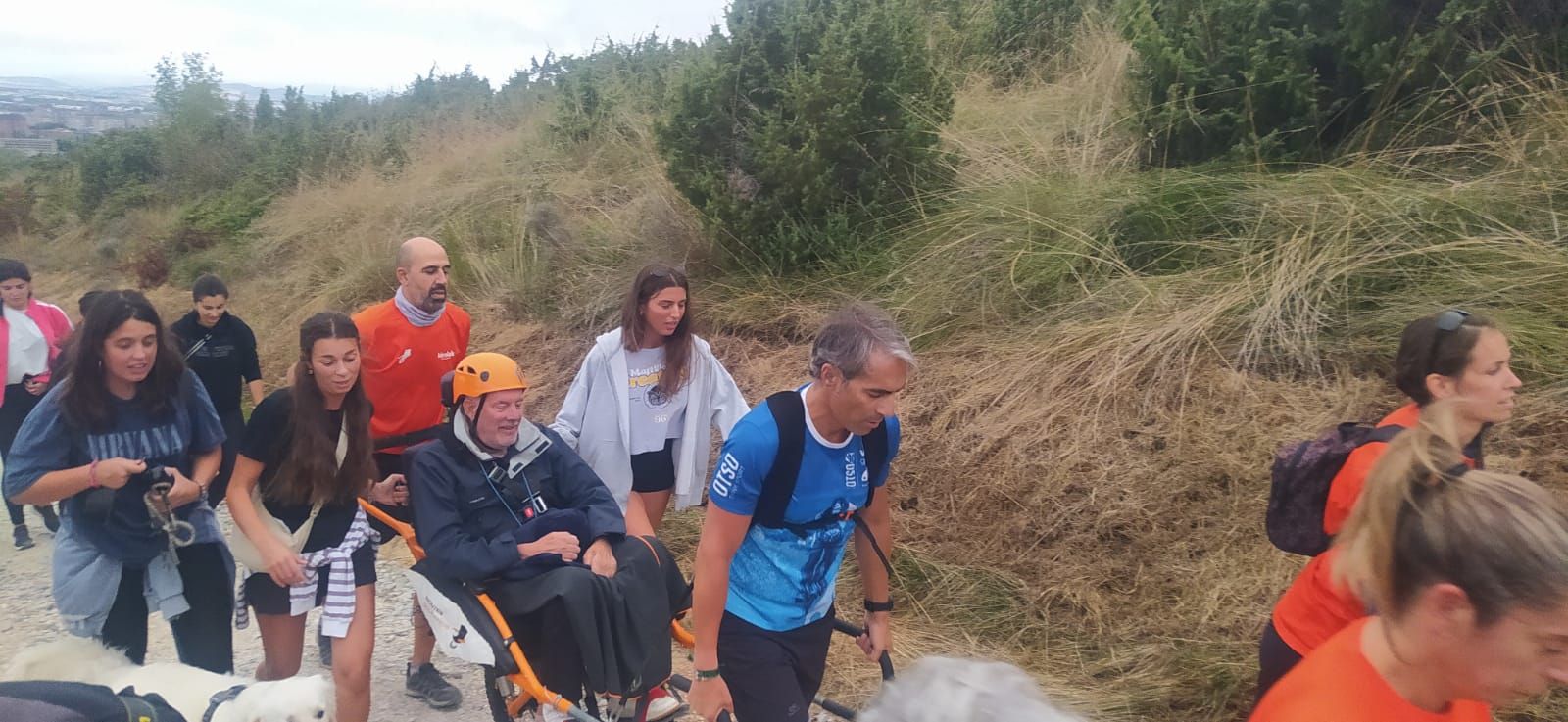 En imágenes: Reto en Olarizu con Montes Solidarios