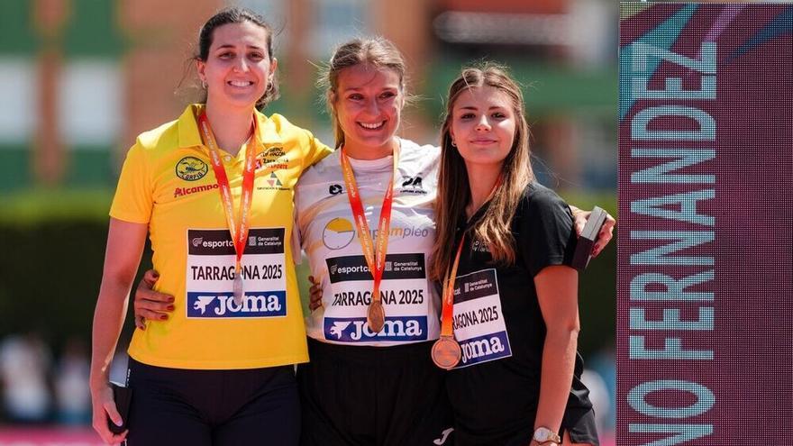 Arantza Moreno se proclama campeona de España de jabalina y logra la segunda medalla para el Grupompleo