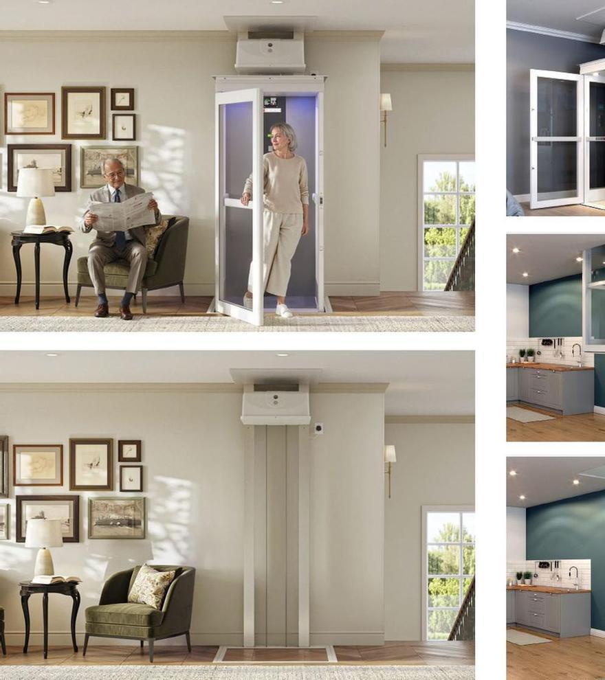Un innovador ascensor para casas unifamiliares