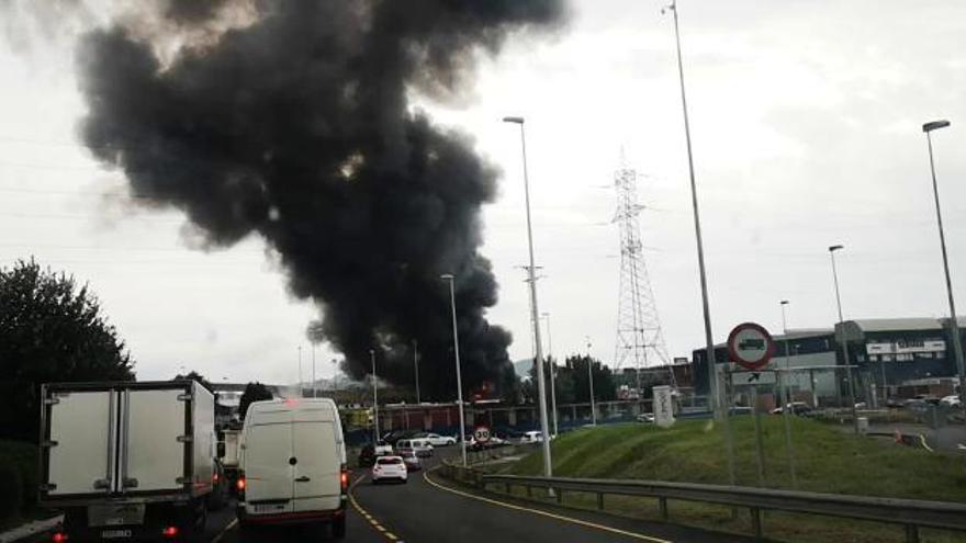 Incendio en Trapagaran