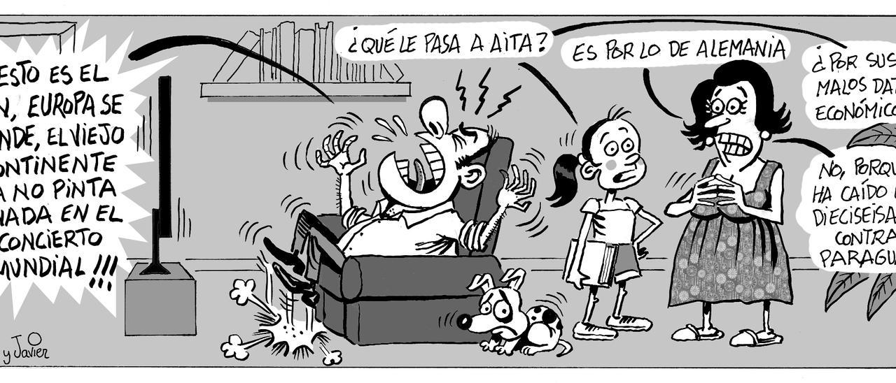 Tira de Asier y Javier del 1 de julio