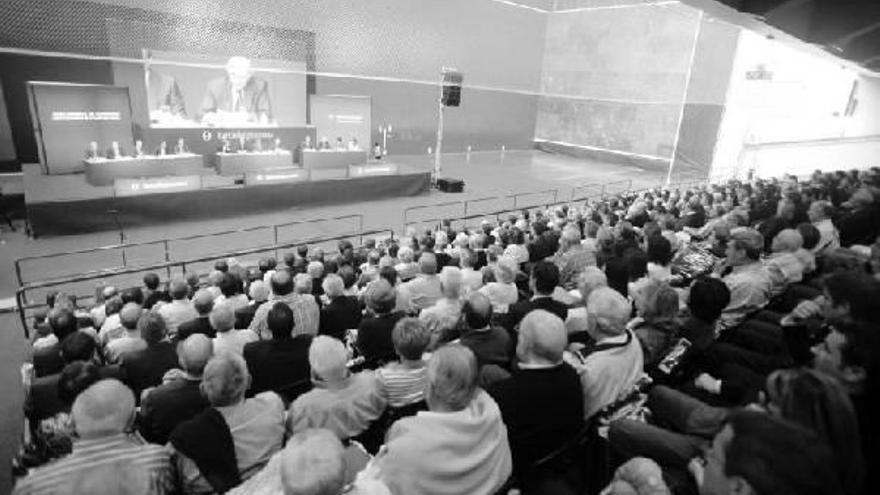 Imagen de la última junta de accionistas del Banco Guipuzcoano, en septiembre.