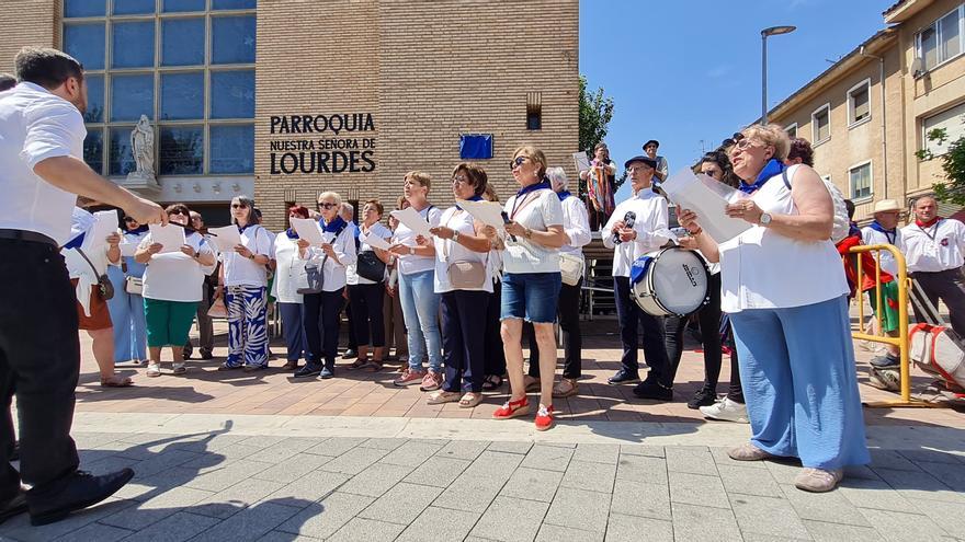 El Barrio de Lourdes de Tudela celebra su 75 aniversario