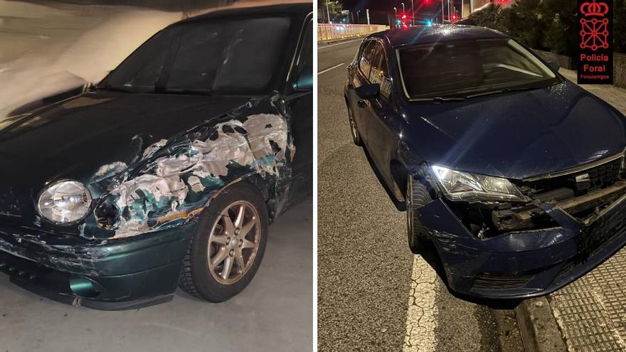 A prisión tras conducir a 150 km/hora por Pío XII, embestir a un coche de Policía Foral y salir huyendo