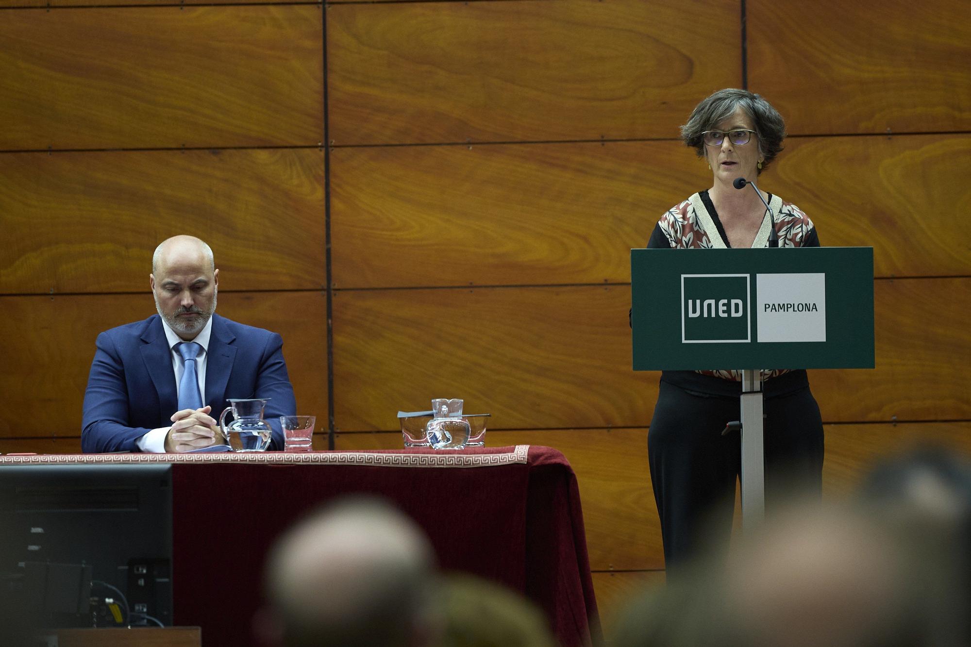 Acto de apertura del curso 2025 - 2026 en la UNED en Pamplona