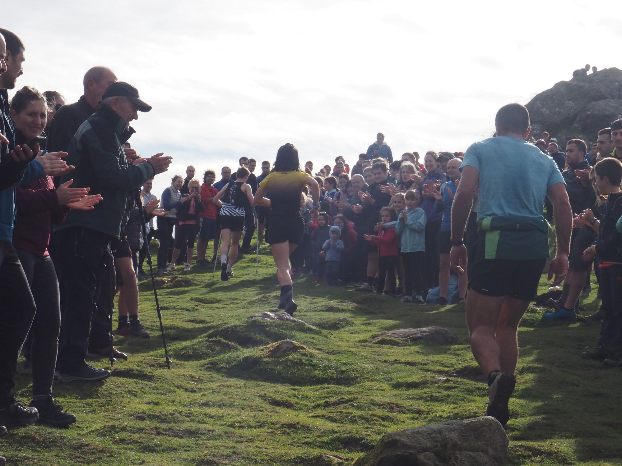 La llegada de los corredores a Karakate, en imágenes