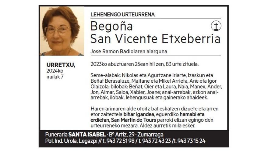 Begoña San Vicente Etxeberria