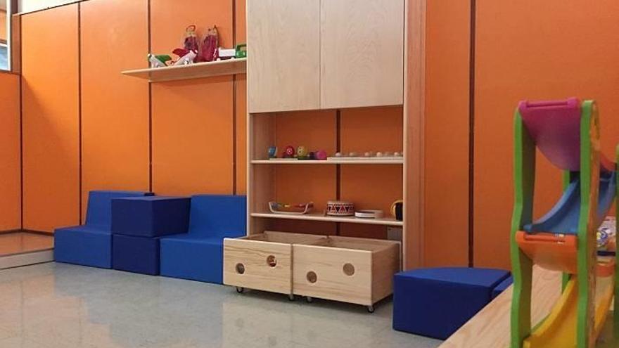 Una de las aulas de ña haurreskola de Gurutzeta, que echa hoy a andar con 22 alumnos.