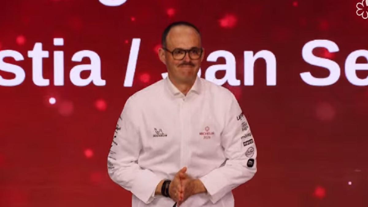 Iñigo Lavado, en la gala de las Estrellas Michelin