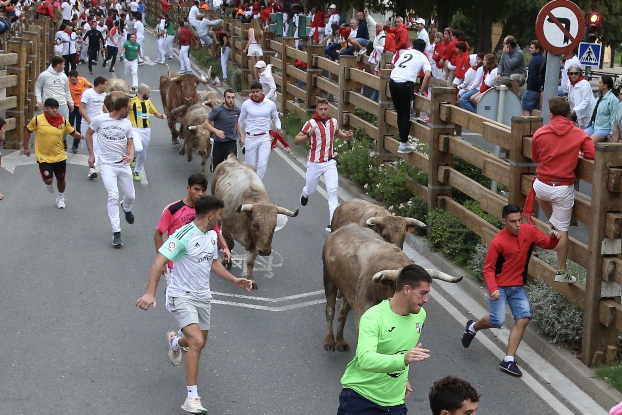 Fotos del sexto y último encierro de las fiestas de Tudela 2025