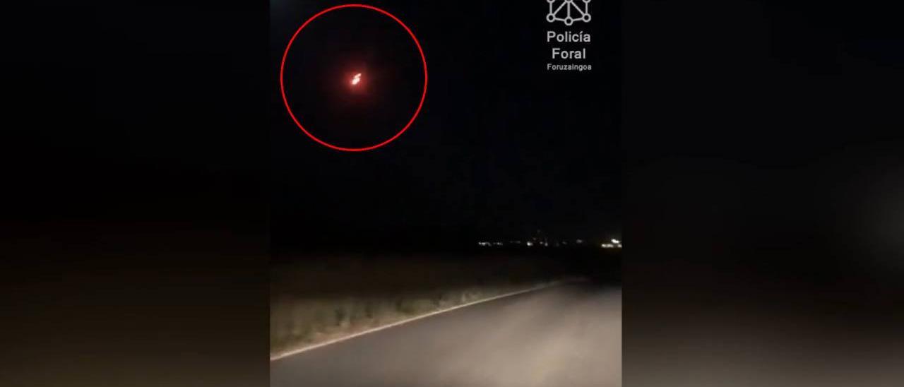 El objeto visto en el cielo de Navarra que ha hecho saltar todas las alarmas